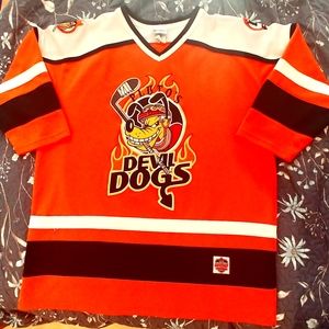 Vintage Disney Devil Dogs Jersey men's LG